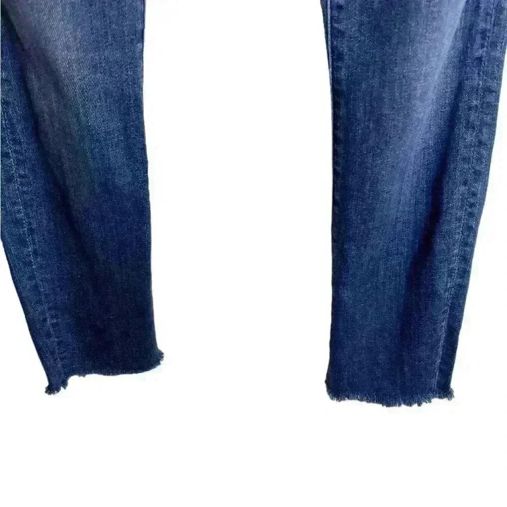 Mother High-Waist Looker Skinny Jeans in Flowers From The Storm Wash Size: 25 - Picture 4 of 9